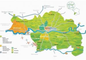 Vineyards In France Map Wine Map Of Bergerac Region Picture Of Bergerac Wine tours