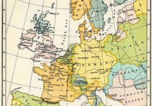 Vintage Maps Of Europe Map Of Western Europe In the Time Of Elizabeth