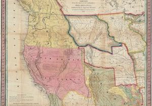 Vintage Texas Maps Map Of Texas California and oregon 1846 Map Usa Cartography