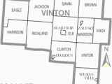 Vinton County Ohio Map Vinton County Ohio Wikivisually