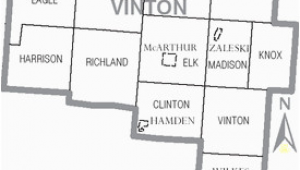 Vinton County Ohio Map Vinton County Ohio Wikivisually
