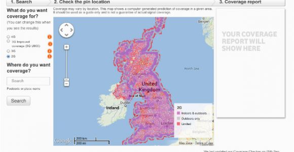 Vodafone Ireland Coverage Map Introducing the New Vodafone Coverage Checker