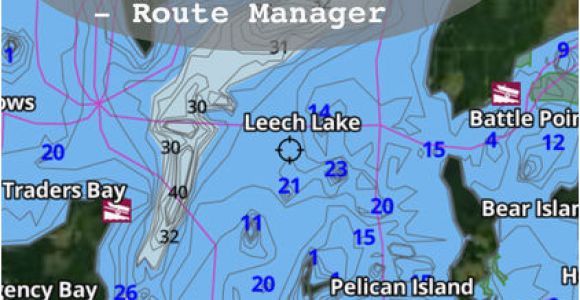 Waconia Minnesota Map Minnesota Fishing Lake Maps Navigation Charts by Bist Llc