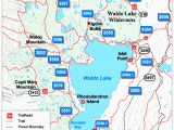Waldo Lake oregon Map Campgrounds oregon Map