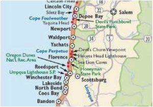 Waldport oregon Map Map or oregon Coast Washington and oregon Coast Map Travel Places