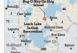 Walker Minnesota Map Indian Casinos In Minnesota Map Part 1 Indian Schools A Nation S