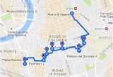 Walking Map Of Florence Italy Rick Steves Heart Of Rome Walk Travel In 2019 Walking Map Rick