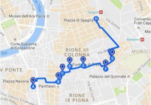 Walking Map Of Rome Italy Rick Steves Heart Of Rome Walk Travel In 2019 Walking Map Rick