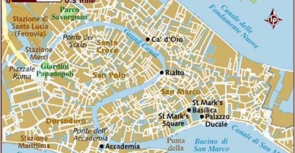 Walking Map Of Venice Italy Map Of Venice