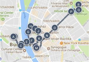 Walking Maps France Best Of Budapest Hungary Sightseeing Walking tour Map and