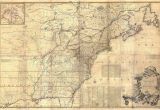 Wall Map Of New England 1757 Colonial Map Map Of British Colonies north America Old Map