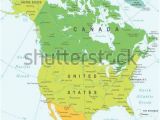 Wall Map Of north Carolina north America Map Highly Detailed Vector Illustration Gea Maps