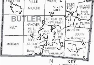 Warren County Ohio township Map butler County Ohio Revolvy