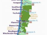 Warrenton oregon Map Simple oregon Coast Map with towns and Cities Projects to Try In