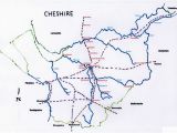 Warrington England Map Deep History Of Cheshire