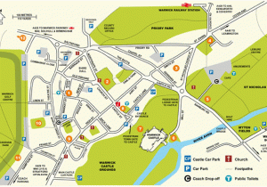 Warwick Map Of England Uk town Map Berkshireregion