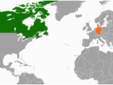 Washington and Canada Map Canada Germany Relations Wikipedia