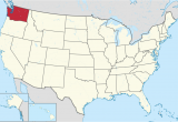 Washington and Canada Map Washington State Wikipedia