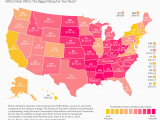 Washington Georgia Map these are the States where 100 Goes the Farthest Infographics