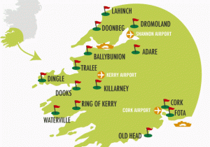 Waterville Ireland Map Kerry Golf Map 2011 P Bgt V Killarney Kerry Ireland