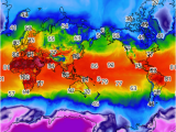 Weather Map Canada today World High Temperatures Map