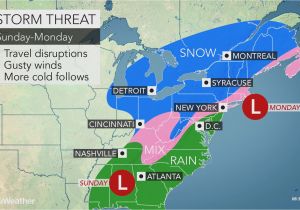 Weather Map Cincinnati Ohio Potent Winter Storm to Lash Eastern Us with Snow soaking Rain by