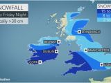 Weather Map for Ireland Storm Emma to Produce Travel Chaos Blizzard Conditions