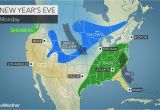 Weather Map for Ohio Eastern Us May Face Wet Snowy Weather as Millions Celebrate the End