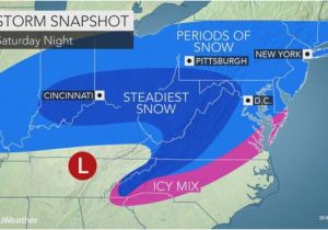 Weather Map for southern California N J Weather forecast Updated for Potential Weekend Snow Expect