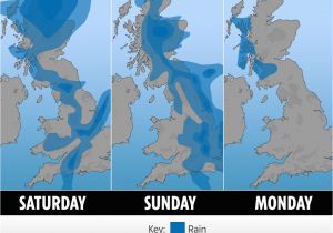 Weather Map northern Ireland Uk Weather forecast Flood Warnings as torrential Rain is