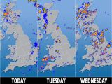 Weather Map northern Ireland Uk Weather forecast Met Office Warns Three Days Of Severe