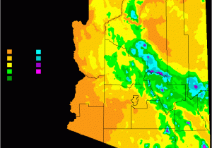 Weather Map Of Arizona Arizona Weather Map