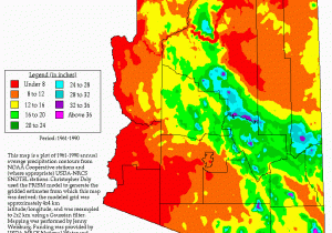 Weather Map Of Arizona Arizona Weather Map