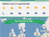 Weather Map Of Europe Europe Weather Map Includes A High Quality Map Of Europe