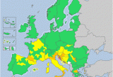 Weather Map Of Europe Meteoalarm Severe Weather Warnings for Europe Valid for