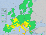Weather Map Of Europe Meteoalarm Severe Weather Warnings for Europe Valid for