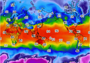 Weather Temperature Map Europe World High Temperatures Map