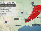 Weather Texas Map Severe Weather Outbreak May Spawn A Couple Of Strong tornadoes