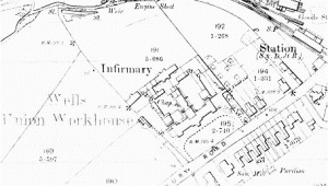 Wells England Map the Workhouse In Wells somerset