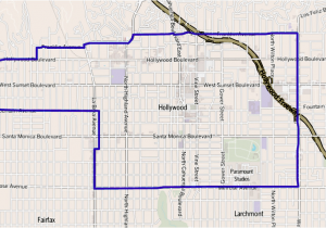 West Hollywood California Map Hollywood Wikipedia