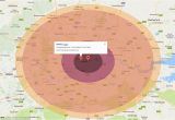West Texas Explosion Map Map Shows areas Affected if A Nuclear Bomb Dropped Daily Mail Online