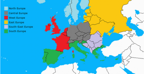 Western and Central Europe Map Does Central Europe Really Exist or are there Western and