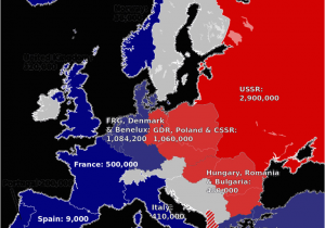 Western and Eastern Europe Map History and Members Of the Warsaw Pact