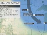 Western Canada Weather Map as Polar Vortex Tightens Its Grip On Midwestern Us