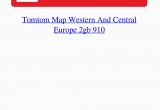 Western Europe Map tomtom tomtom Map Western and Central Europe 2gb 910 by Acbenlinkbe