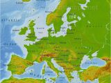 Western Europe Physical Features Map Map Of Europe and Russia Physical Download them and Print