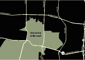 Western Michigan University Map Mizzou Campus Map