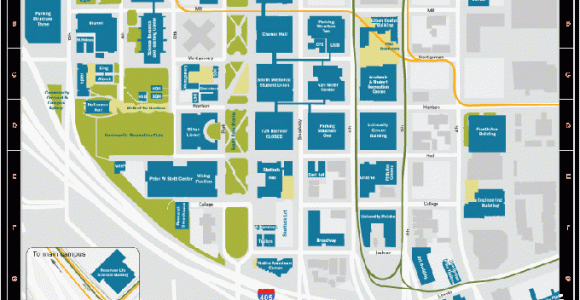 Western oregon University Campus Map Portland State University Campus Map