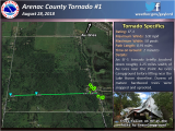 Wexford County Michigan Map Four Confirmed tornadoes August 28th Severe Weather Summary