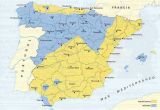 Where is Almeria In Spain Map Territories Controlled by the Two Sides at the Start Of the Spanish